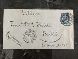 1910 Hankow China Russia Post Office Cover to Germany