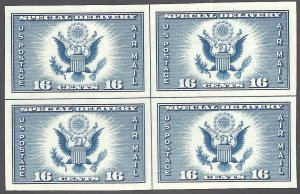 771 Mint,NGAI,NH... Center Line Block of 4... SCV $65.00... XF