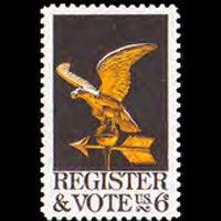 U.S.A. 1968 - Scott# 1344 Vote Register Set of 1 NH