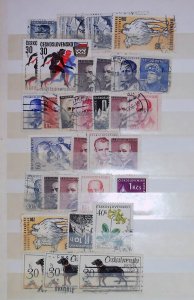 Czechoslovakia Commemoratives Stamps Used LR104P32-