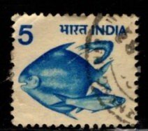 India - #837 Fish - Used