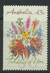 SG 1231  SC# 1164b  Used  left margin imperf Wildflowers 