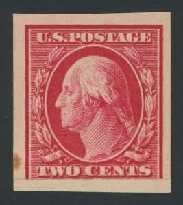 USA 384 - Two Cent Imperf Paste-Up single - VF Mint never hinged