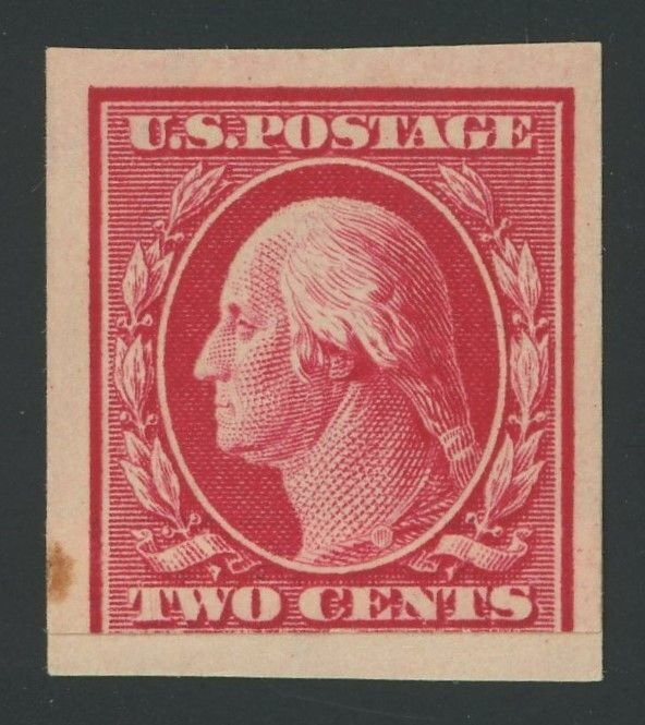 USA 384 - Two Cent Imperf Paste-Up single - VF Mint never hinged