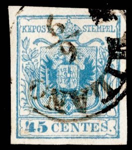 Austria Lombardy Venetia Scott 6 Used.