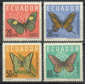 Ecuador Stamp 680-683  - Butterflies