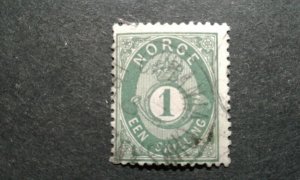 Norway #16 used e208 10817