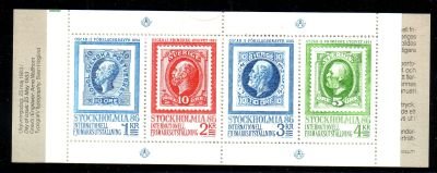 Sweden Sc 1465a 1983 STOCKHOLMIA 86 stamp booklet mint NH