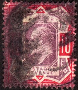 1902, Great Britain, 10p, Used, Sc 137, Sg 254