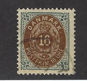 Denmark SC#30 Used VF...Grab a Bargain!