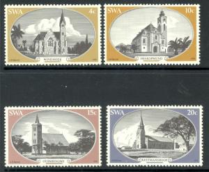 SOUTH WEST AFRICA 1978 CHURCH Set Scott Nos. 419-422 MNH