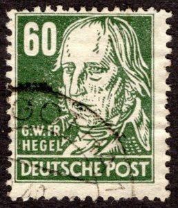 1948, Germany, 60pf, Used, Sc 10N42