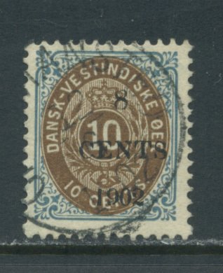 Danish West Indies 25 Used