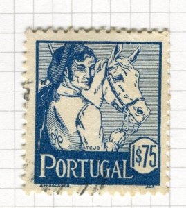 PORTUGAL; 1941 National Costumes issue fine used 1.75E. value