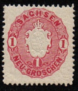 German States - Saxony Sc #17 MNH