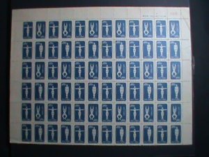 ​CHINA-1952-SC# 142-PHYSICAL EXERCISES MNH UPPER HALF SHEET OF 50 STAMPS VF