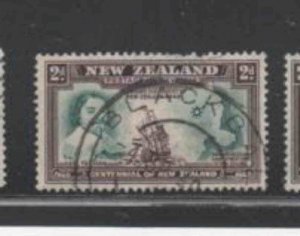 NEW ZEALAND #232 1940 2p ABEL TASMAN F-VF USED b