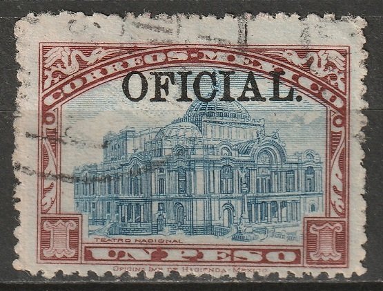 Mexico 1927 Sc O190 official used