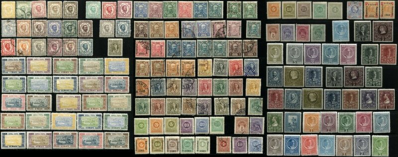 Early MONTENEGRO Postage Stamp Collection Used Mint LH