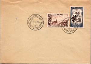 Luxembourg FDC 1955 - Craft Exhibition / Dudelange on Stamps - F29156