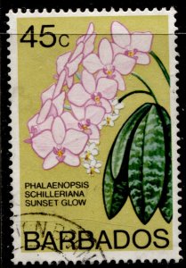 Barbados #406B Flowers Issue Used