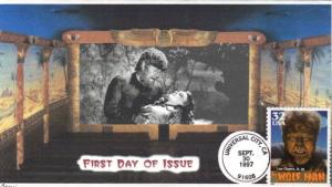 #3172 Wolf Man Barre FDC