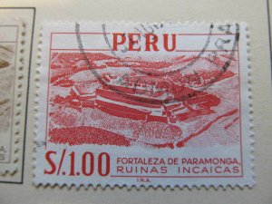 1966 A11P28F82 Peru Peru 1s Fine Used Stamp-