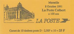 France #2204a   Complete Booklet  CV $11.00 (A8825)