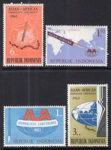 Indonesia 593-596 MNH VF