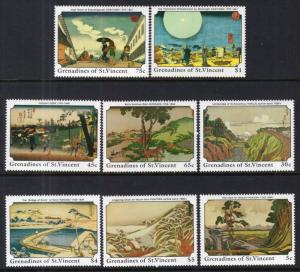 St Vincent Grenadines 633-640 Paintings MNH VF