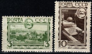 Russia #480-81  F-VF Unused  CV $14.00 (X6364)