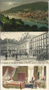 Postcards  Switzerland,Germany & Belgium