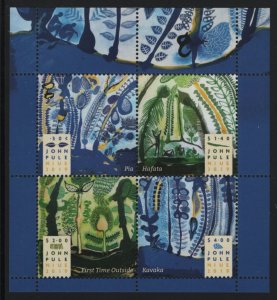 Niue 2019 MNH Sc 995a Paintings by John Pule Souvenir sheet of 4