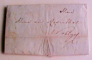 GERMAN  HIERN 1838 TO WOHLGY  STAMPLESS