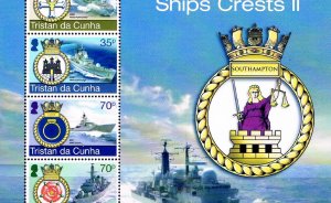 COLOR PRINTED TRISTAN DA CUNHA 2011-2020 STAMP ALBUM PAGES (45 illustr. pages)