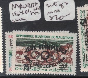 Mauritania 1964 Olympics Set of 2 MNH (8gzr)