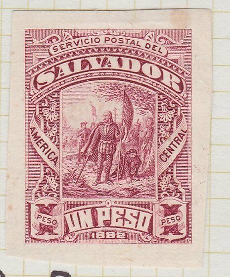 SALVADOR 1892 1p imperf proof..............................................G712
