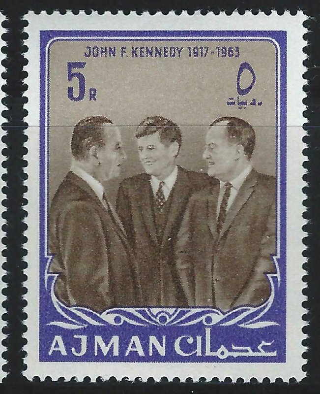 United Arab Emirates Ajman Sc 19-26 President John F. Kennedy and family