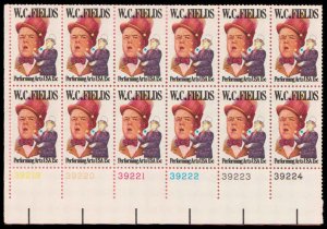 PCBstamps   US #1803 PB $1.80(12x15c)W. C. Fields, MNH, (3)