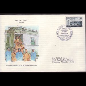 FRANCE 1978 - FDC-1621 WWI Armistice