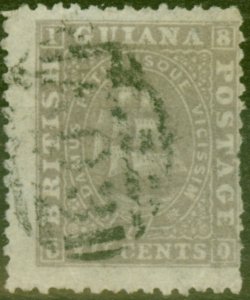 British Guiana 1867 12c Grey-Lilac SG75 P.12.5 x 13 Fine Used