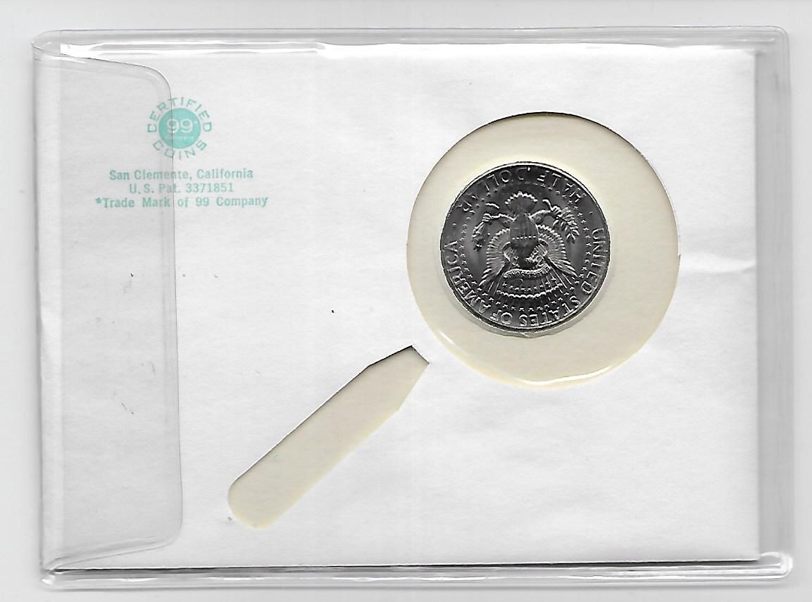 United States Coin Cover 1973 Kennedy 50c Denver Mint. United States
