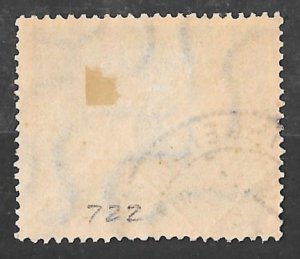 Germany #722 10pf Paul Ehrlich and Emil Von Behring (1954) Stamp used VF