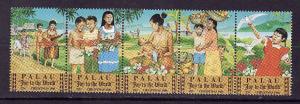 Palau-Sc#121a- id7-unused NH set-Christmas-1986-