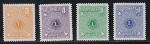 Philippines # 545-546, C71-72, Lions Club Convention, Mint LH, 1/3 Cat.
