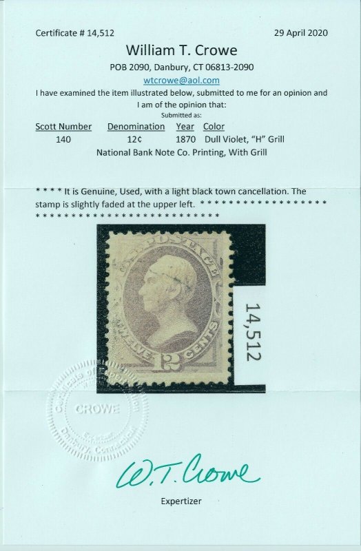 U.S. 140 Used FVF (82921) 