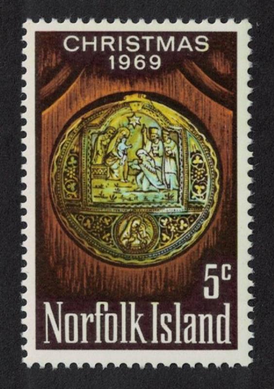 Norfolk Christmas 1v issue 1969 SG#102 SC#125