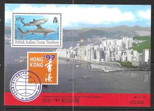 BRITISH INDIAN OCEAN TERR SGMS193 1997 HONG KONG 97 MNH