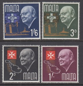 Malta 344-347 Churchill MNH VF