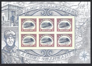 United States #4806 $2.00 Inverted Jenny (2013). Mini-sheet of 6 stamps. MNH